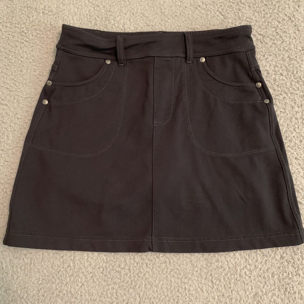 Athleta Bettona Black Skort Women's XS Black Skirt Pockets Stretch Comfort